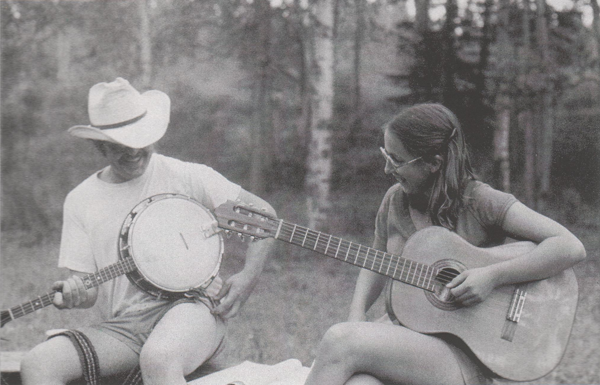 At the Waiparous Creek campout in 1980, David McGraw and Elizabeth Asher worked on a song