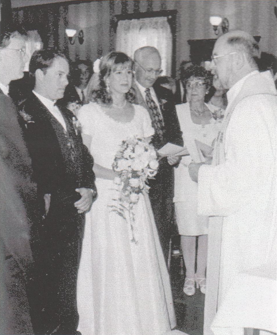 Carmen McClennon and Joel Walker were married by Derek Dunwoody in 1996